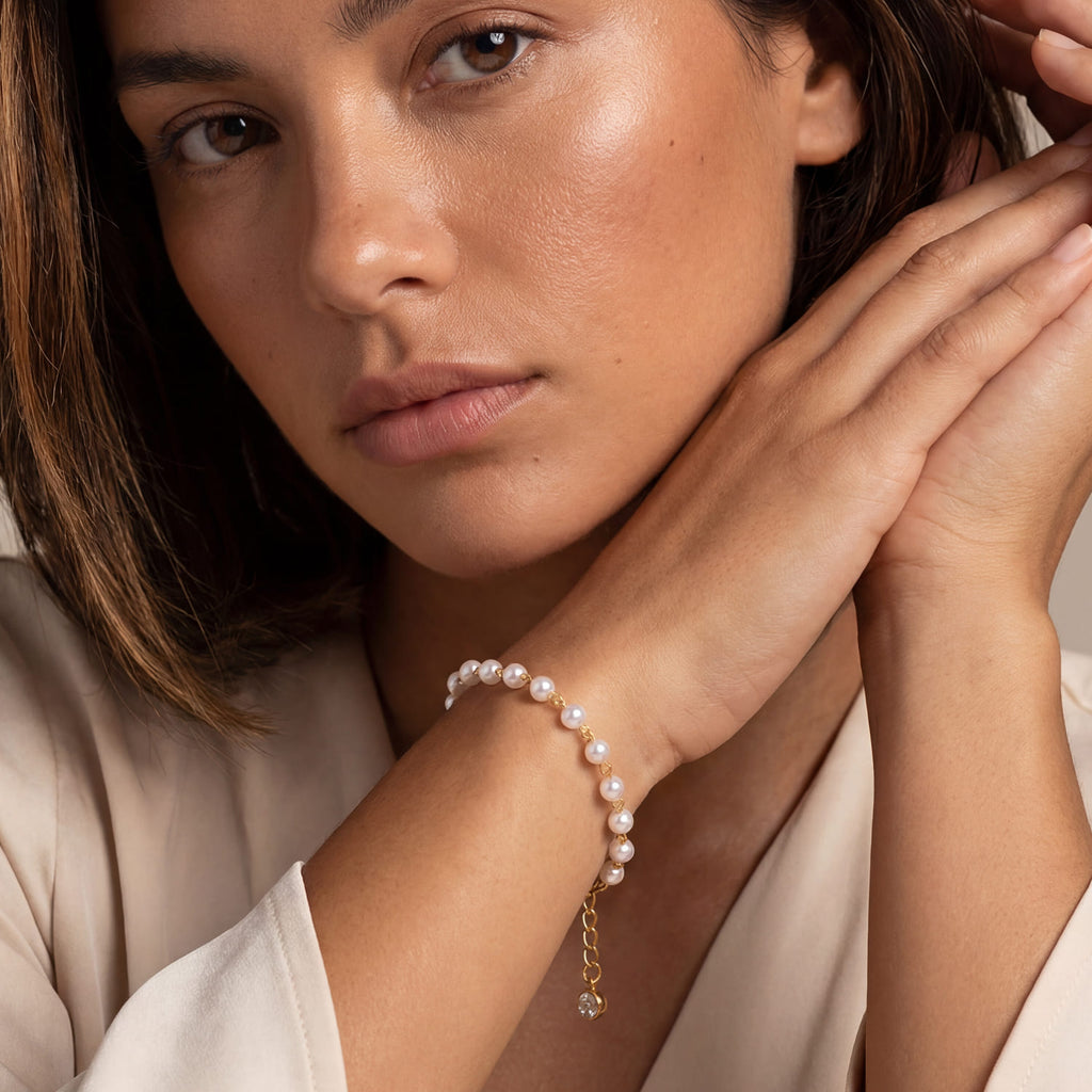 Bracelet Perles Suspendues