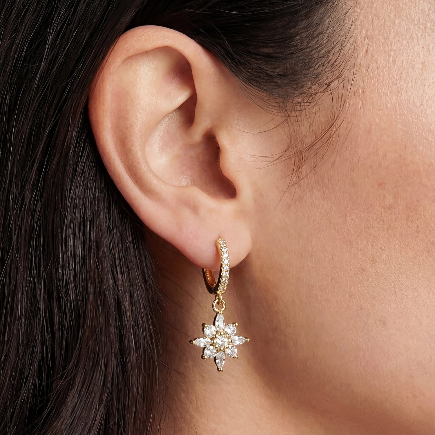 Boucles Fleur Étoilée